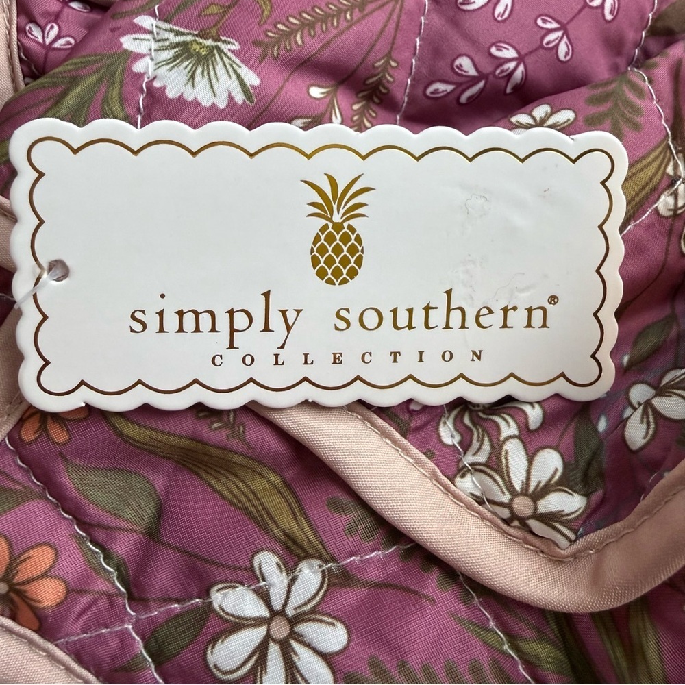 Simply Southern Reversible Quilted Floral Jacket – NWT size small - Picture 6 of 12